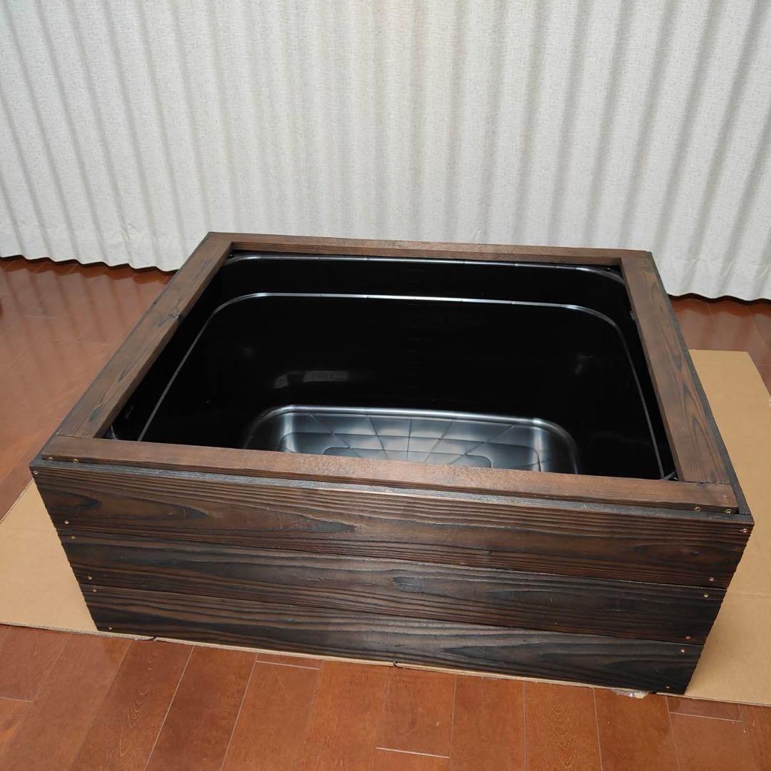 ビオトープ木枠　120L容器セット