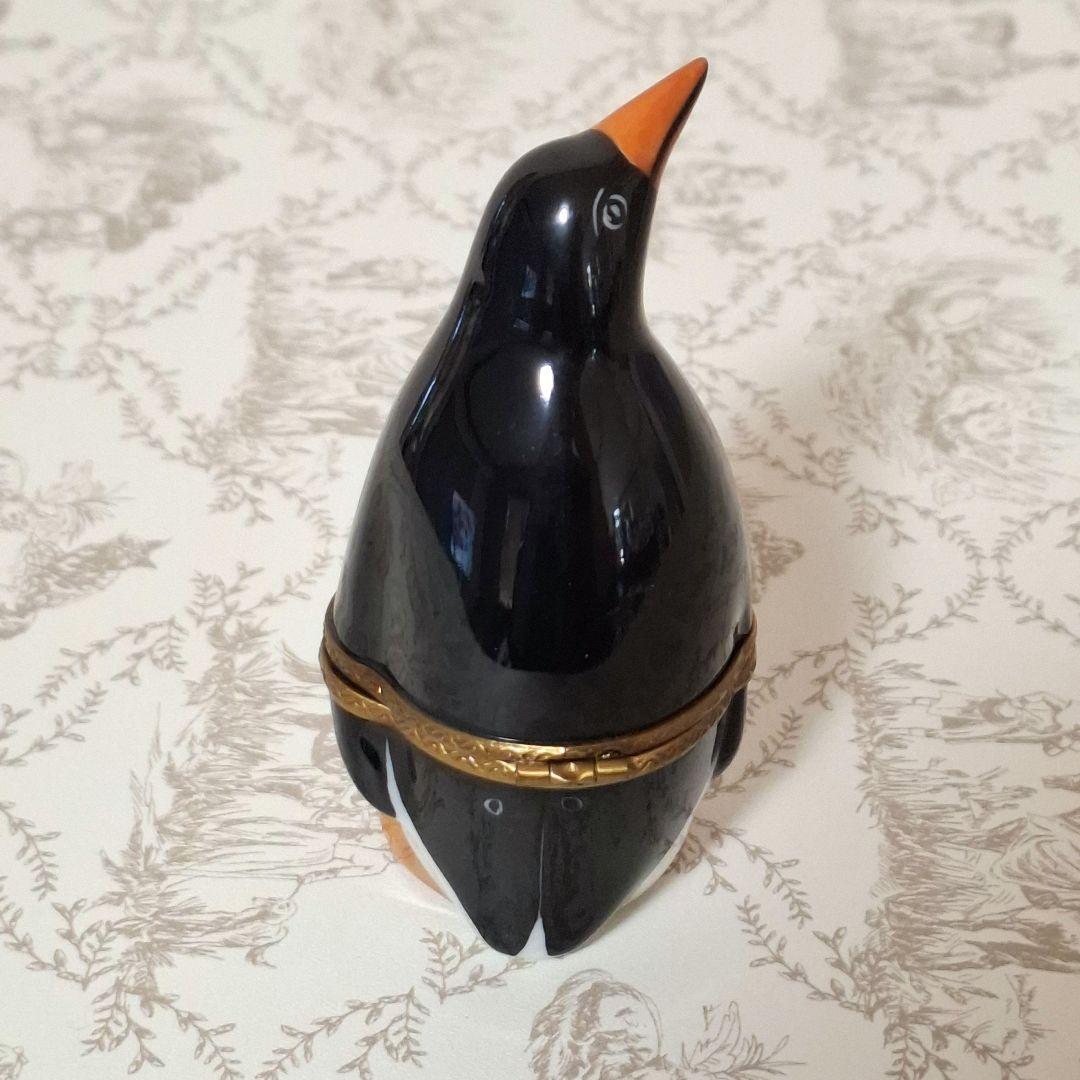 ★愛くるしい★ペンギン リモージュボックス