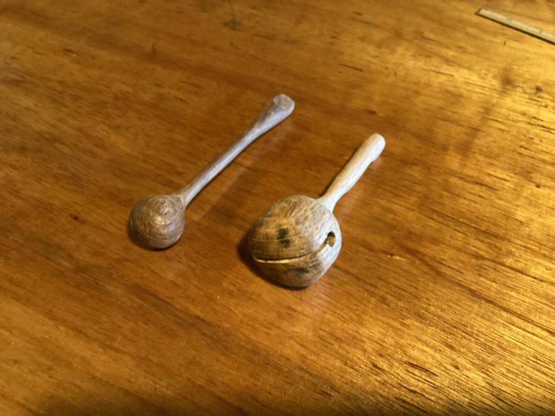 ハンドメイド　ウッドブロック　木柾　木魚　クラベス　7点セット 民族楽器