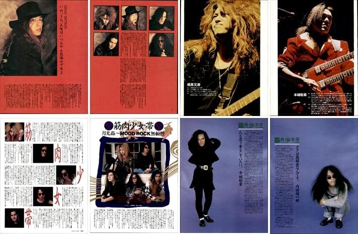 筋肉少女帯 大槻ケンヂ 橘高文彦 雑誌 切り抜き 352P 貴重