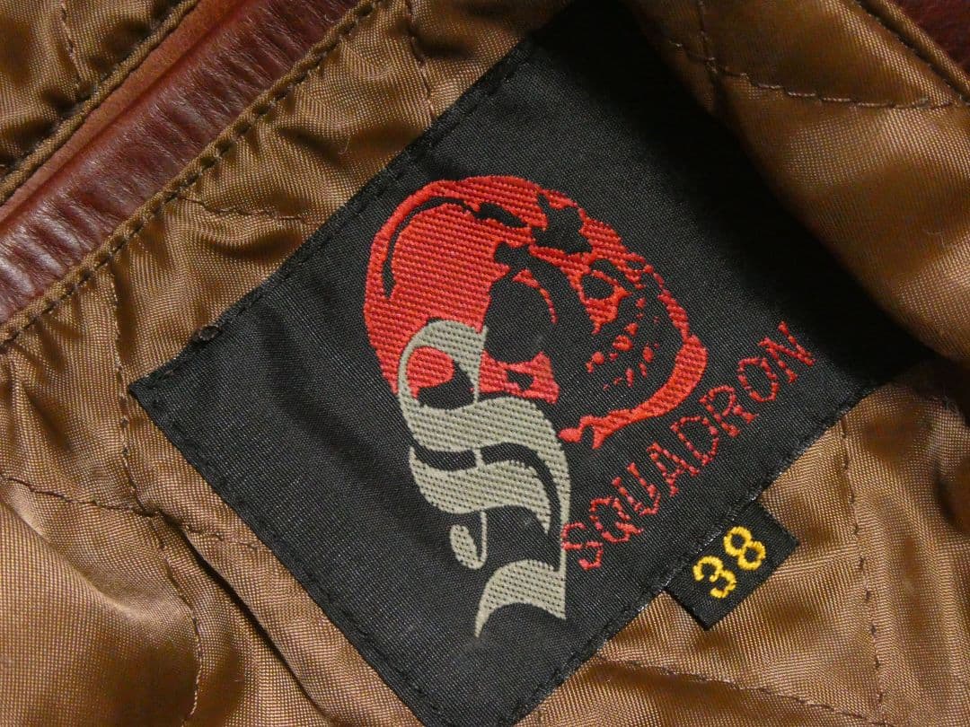 ステアハイド＆TALON！1970年代レプリカ！SQUADRONシングルレザー