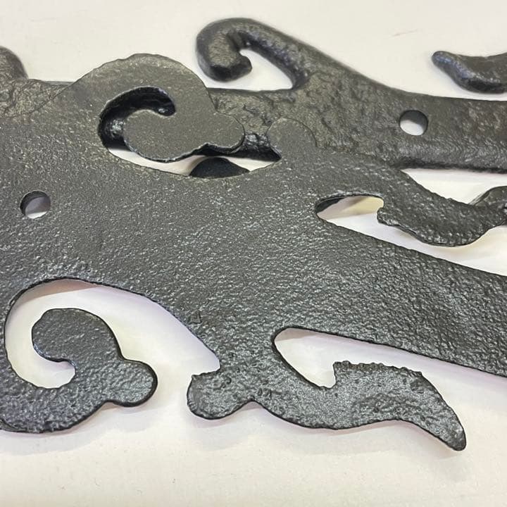 イギリスカークパトリック アイアンヒンジ 飾りヒンジ 蝶番2本のペア