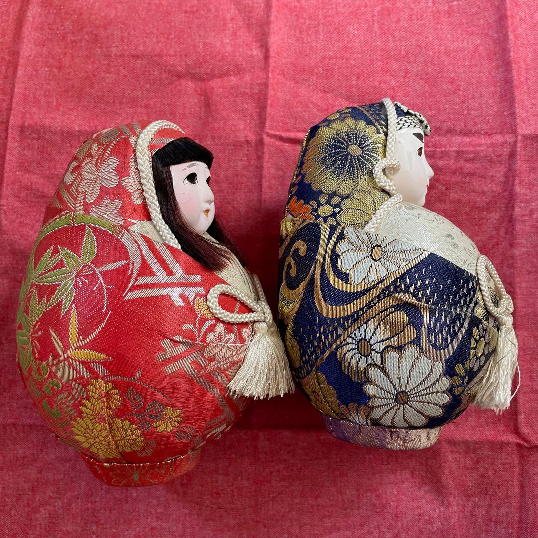 夫婦円満　対の達磨　曰く付き