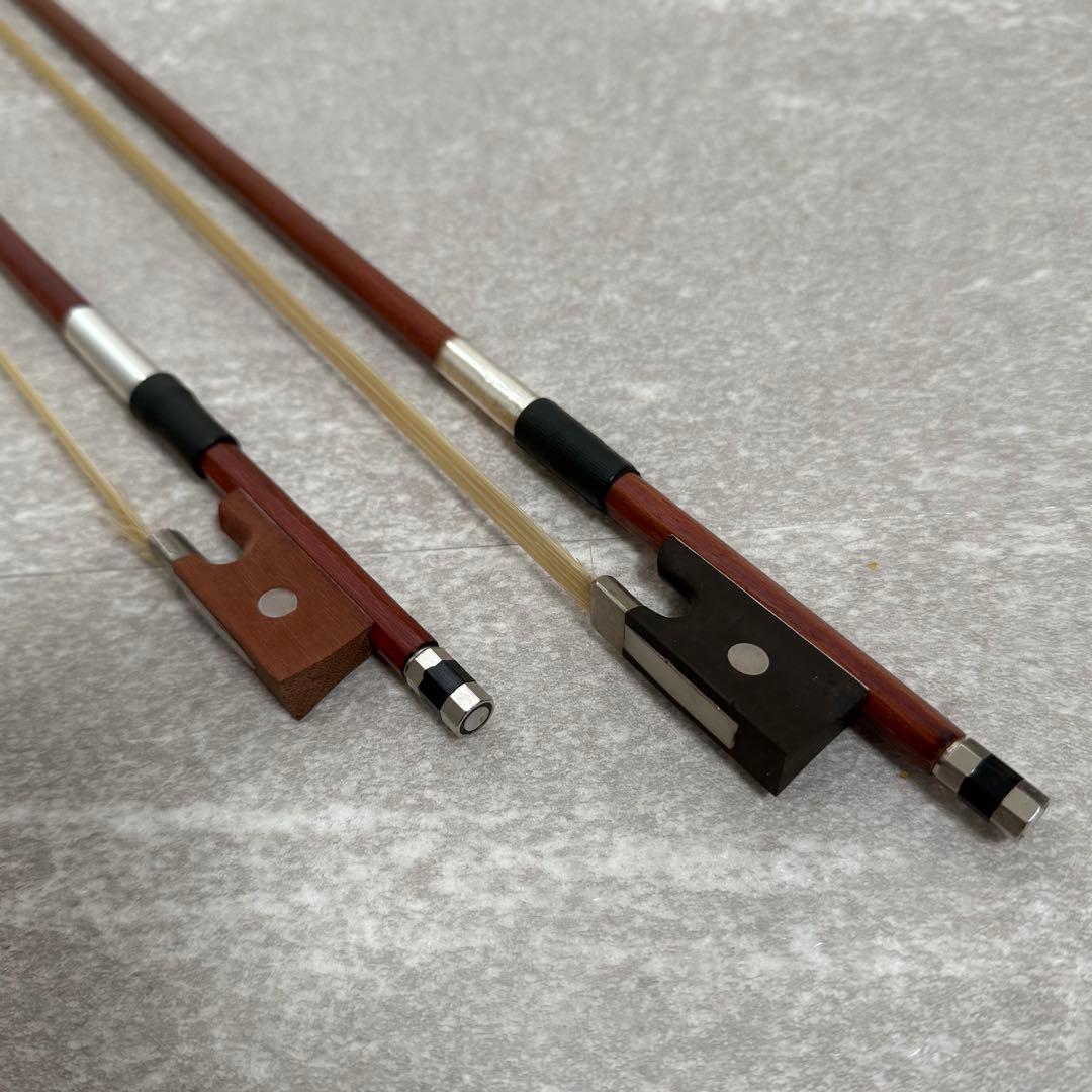 サイレントバイオリン HVPV-30 弓 2本　ケース 付属品付き