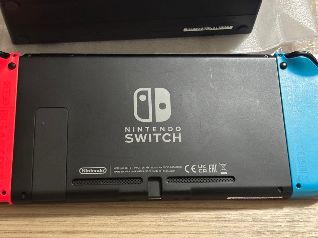 本体とJoy-Con以外は未開封　バッテリー強化版　switch本体ネオンカラー