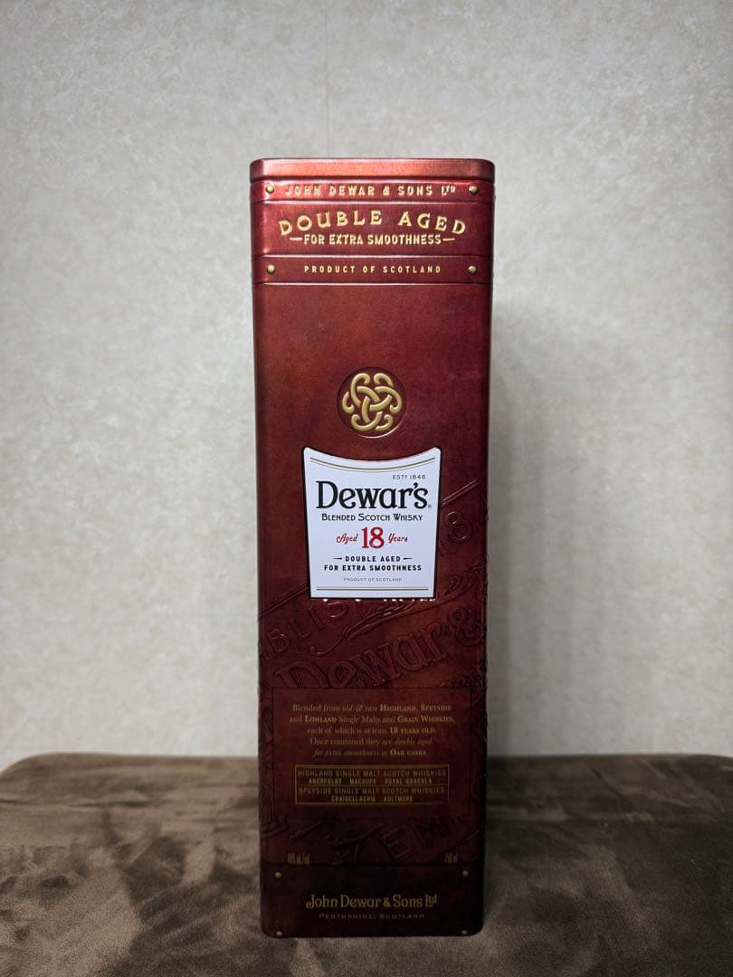 安価【新品、未開封】Dewar’s デュワーズ18年