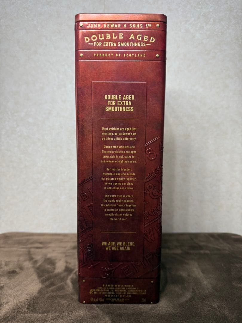 安価【新品、未開封】Dewar’s デュワーズ18年