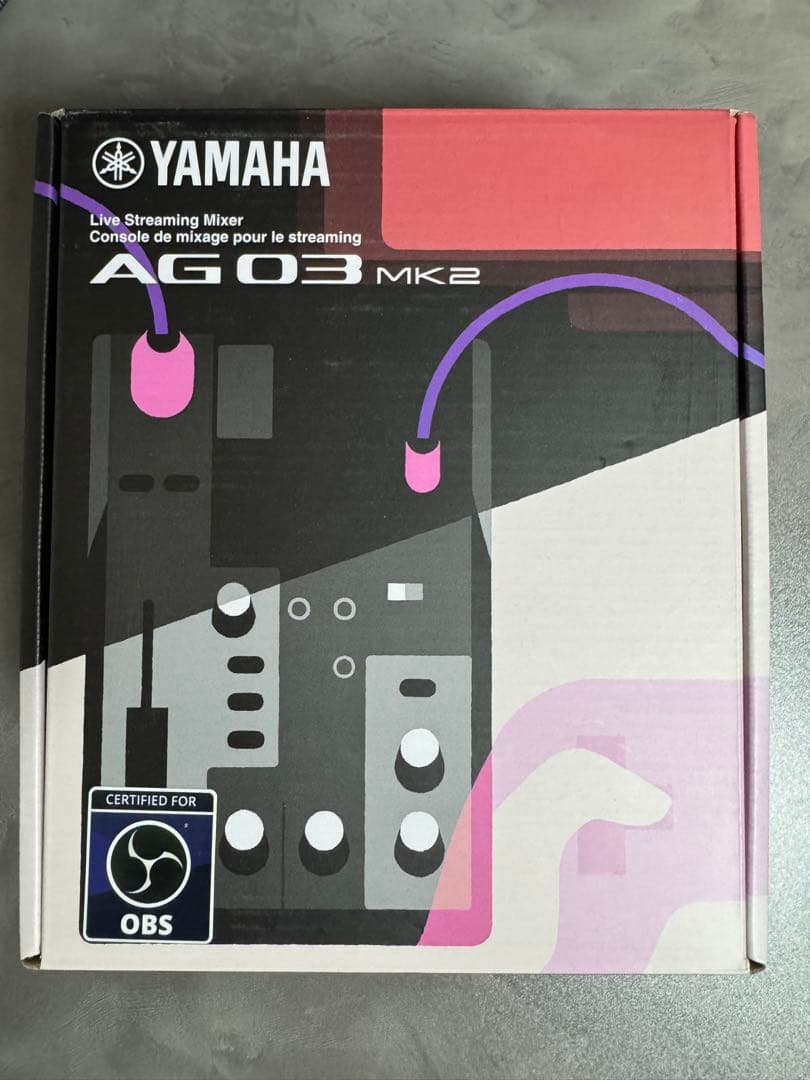 YAMAHA AG03mk2 オーディオインターフェイス