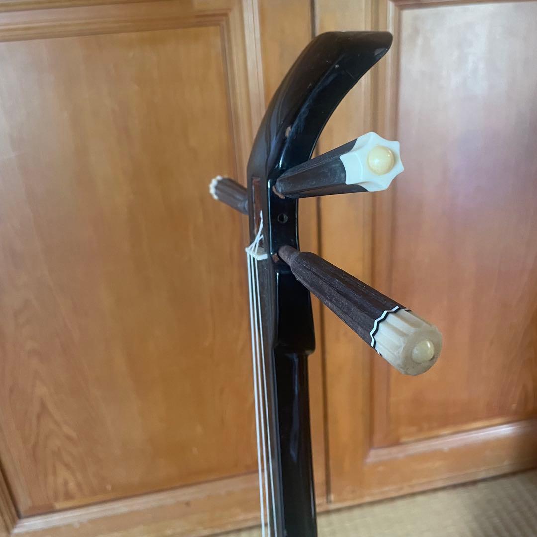 沖縄三線蛇柄 人工皮革