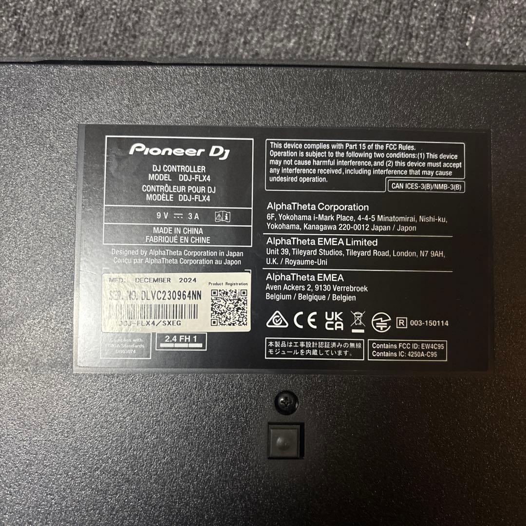 Pioneer DJマルチアプリ対応2ch DJコントローラー DDJ-FLX4
