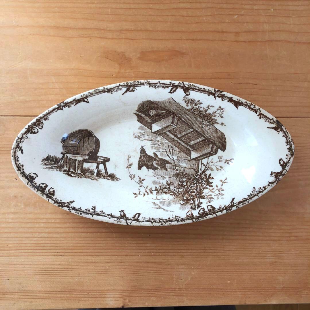 ショワジールロア Choisy le Roi HB&Cie　楕円皿　no.249