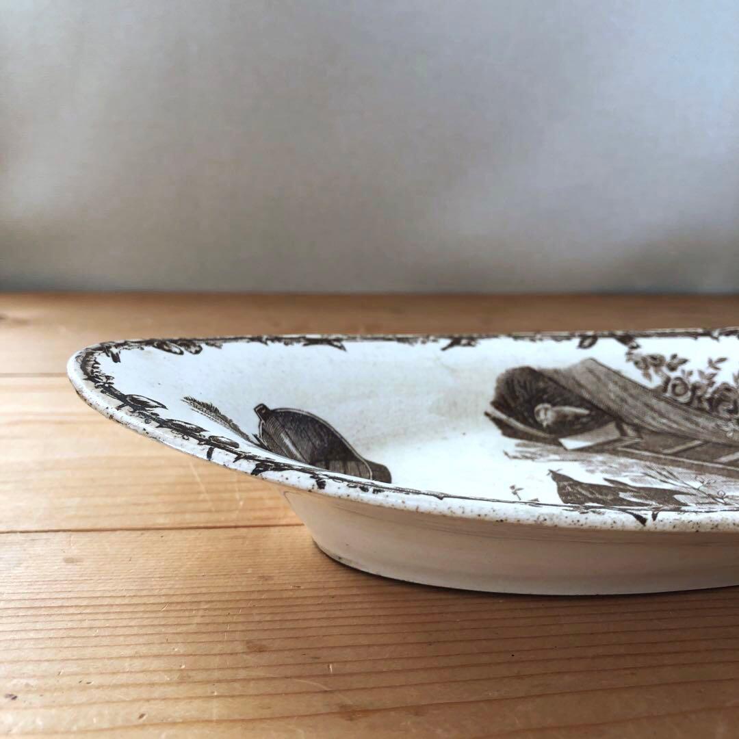 ショワジールロア Choisy le Roi HB&Cie　楕円皿　no.249