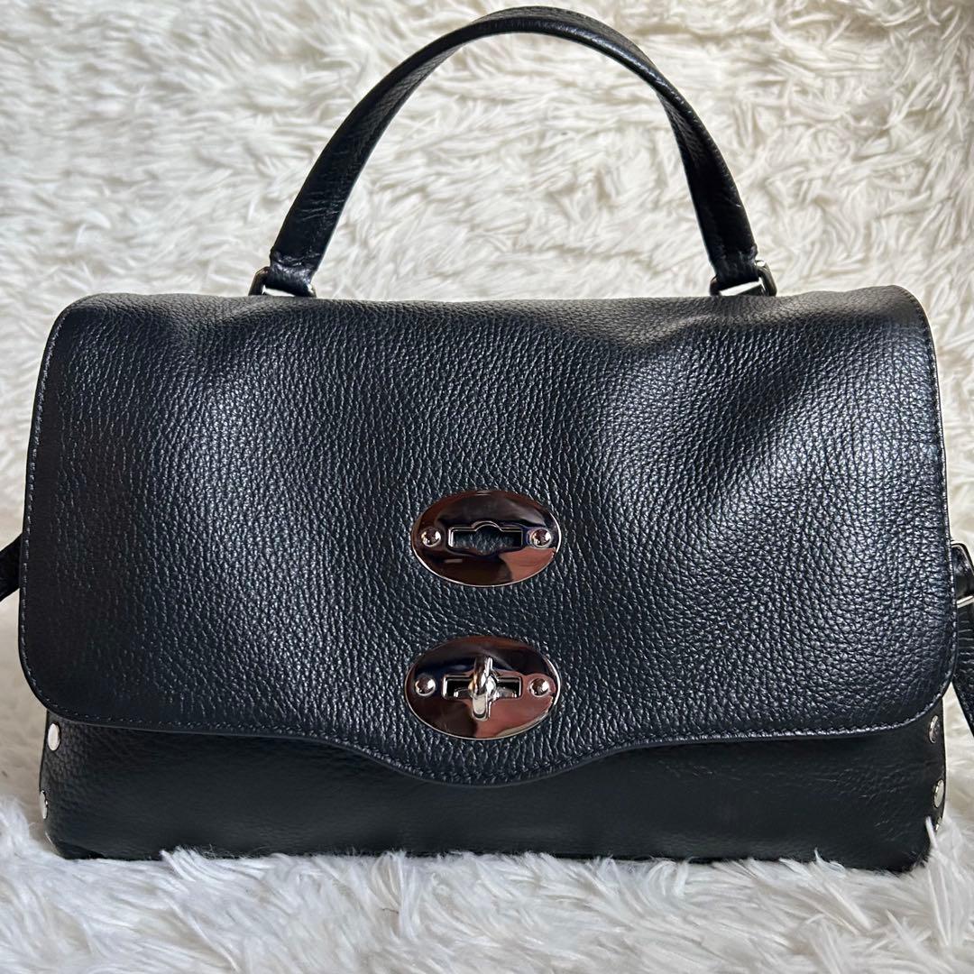 【専用ページ】未使用級　ザネラート2way ポスティーナブラックショルダーバッグ