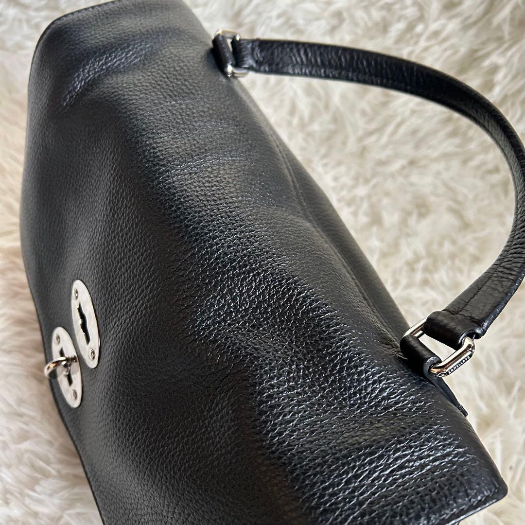 【専用ページ】未使用級　ザネラート2way ポスティーナブラックショルダーバッグ