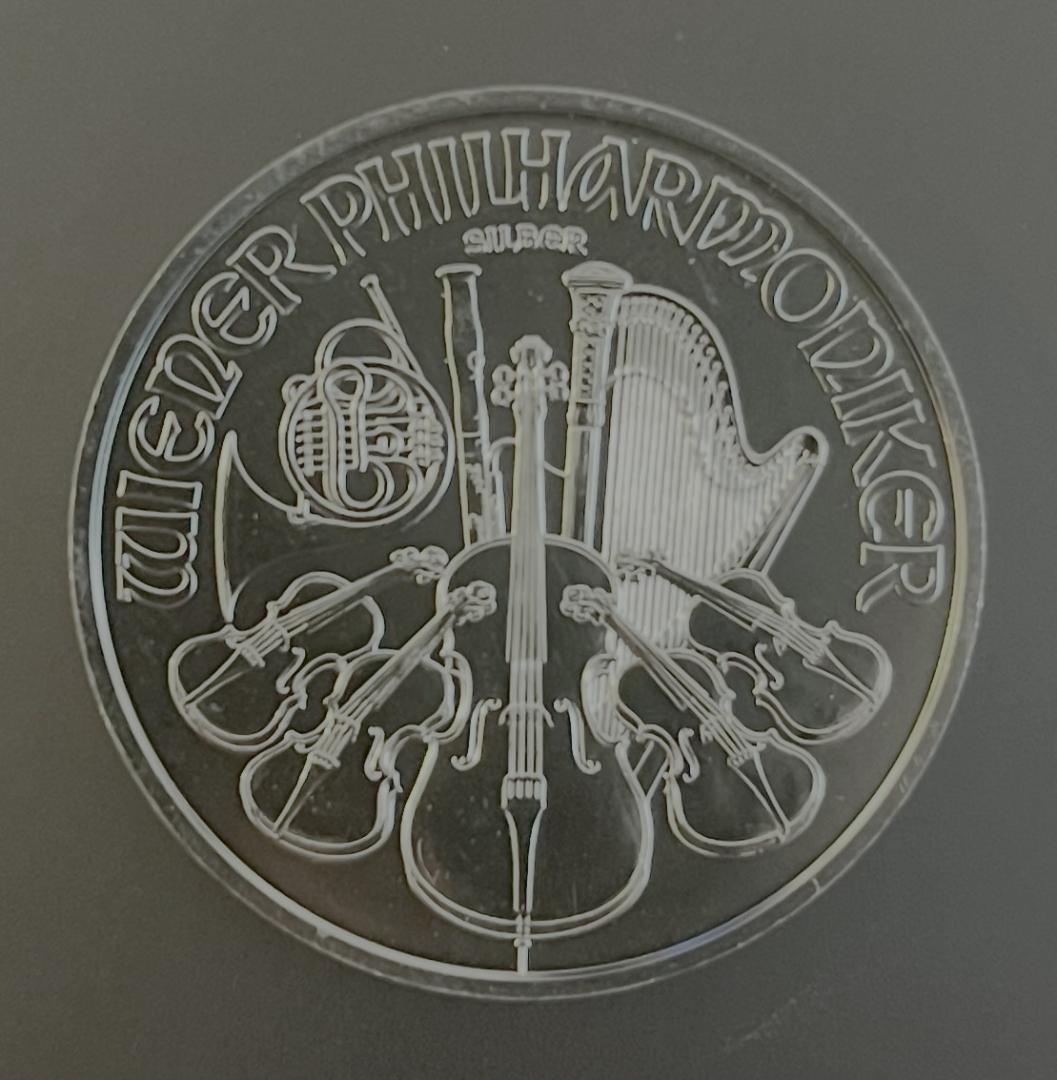 2020 オーストリア ウィーン銀貨 1oz クリアーケース付 1.5 EUR