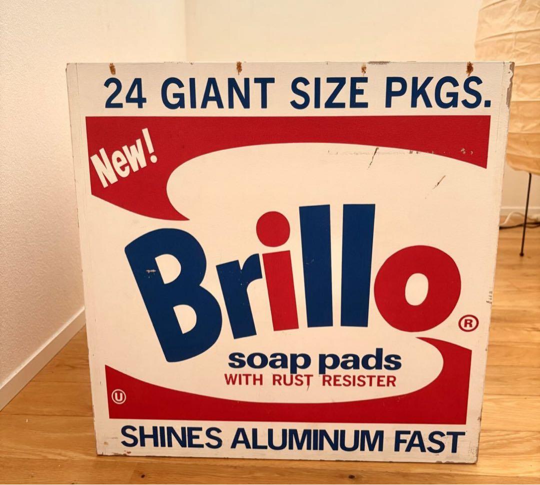 1990年代 アンディウォーホル Brillo Box ブリロボックス木製