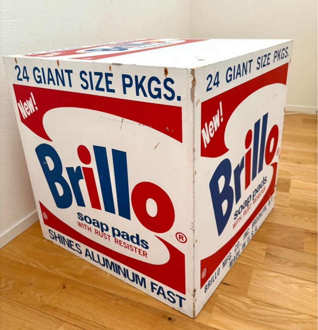 1990年代 アンディウォーホル Brillo Box ブリロボックス木製