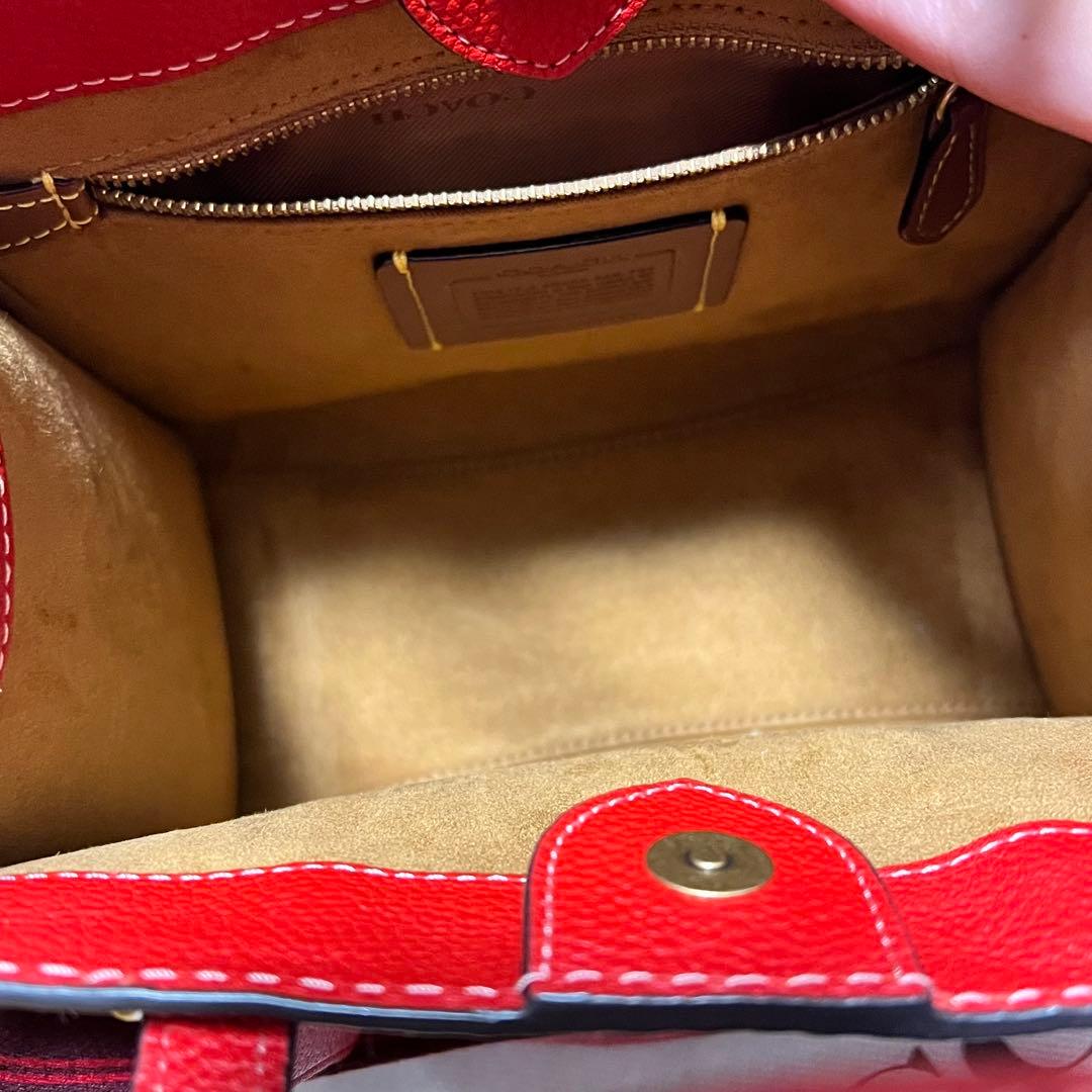 COACH レキシー 2WAY バック レッド