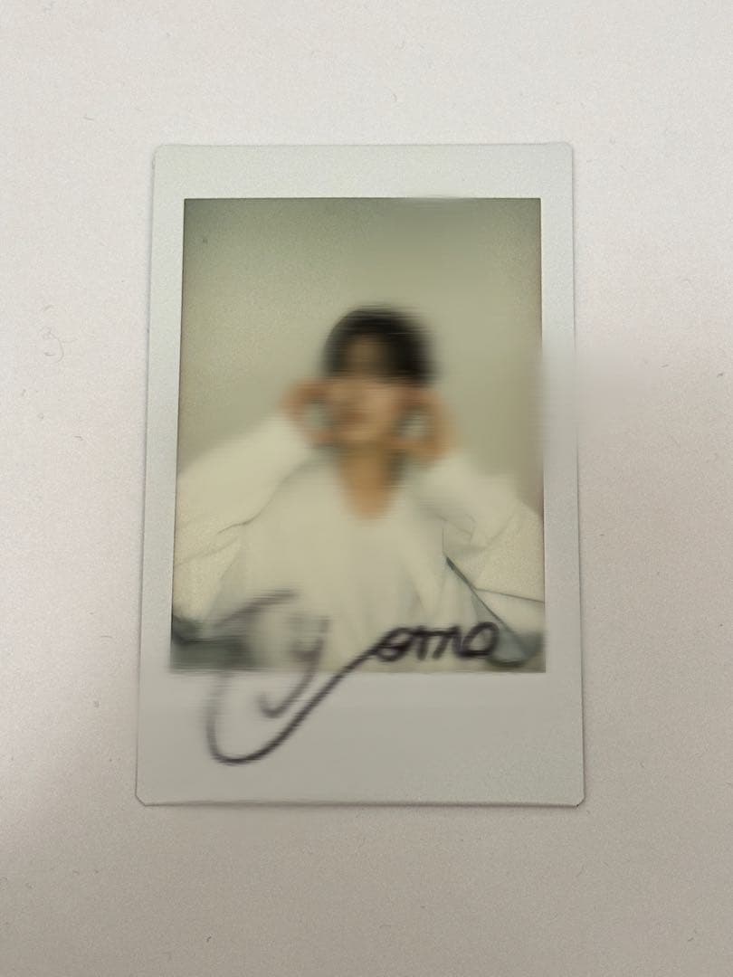 NEXZ トモヤ TOMOYA 直筆サイン チェキ