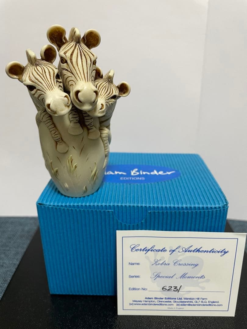 Adam Binder 動物　シマウマ【1200個限定】