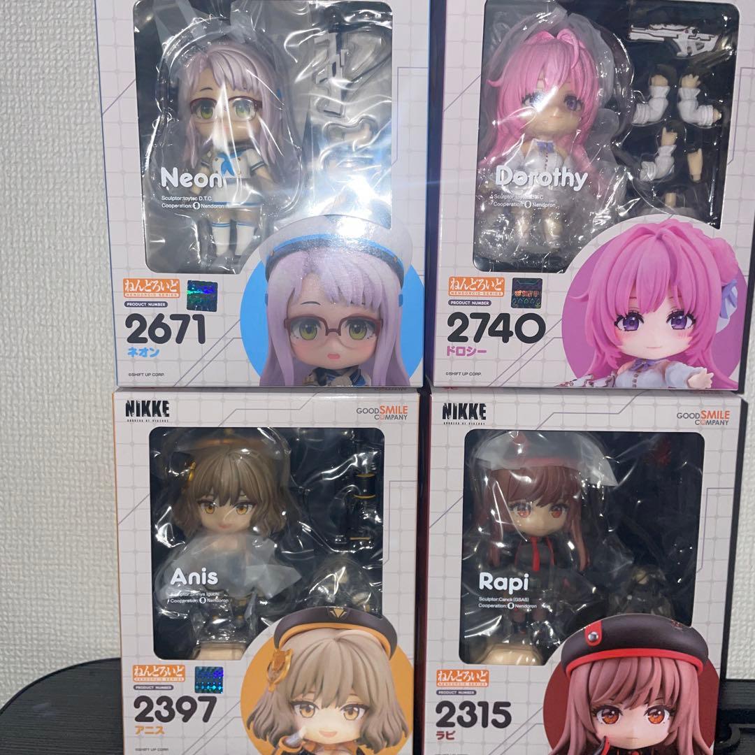 ねんどろいど　勝利の女神：ＮＩＫＫＥ　アニス　ラピ　ドロシー　　ネオン　未開封品