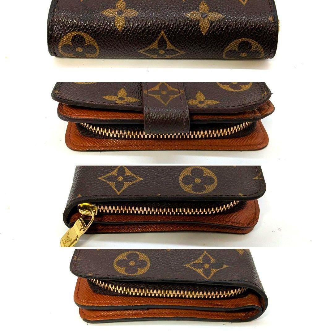 ルイヴィトン モノグラム コンパクトジップ 折り財布 B2