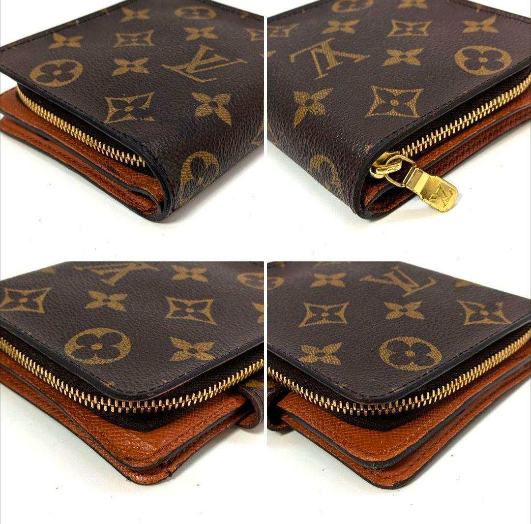 ルイヴィトン モノグラム コンパクトジップ 折り財布 B2
