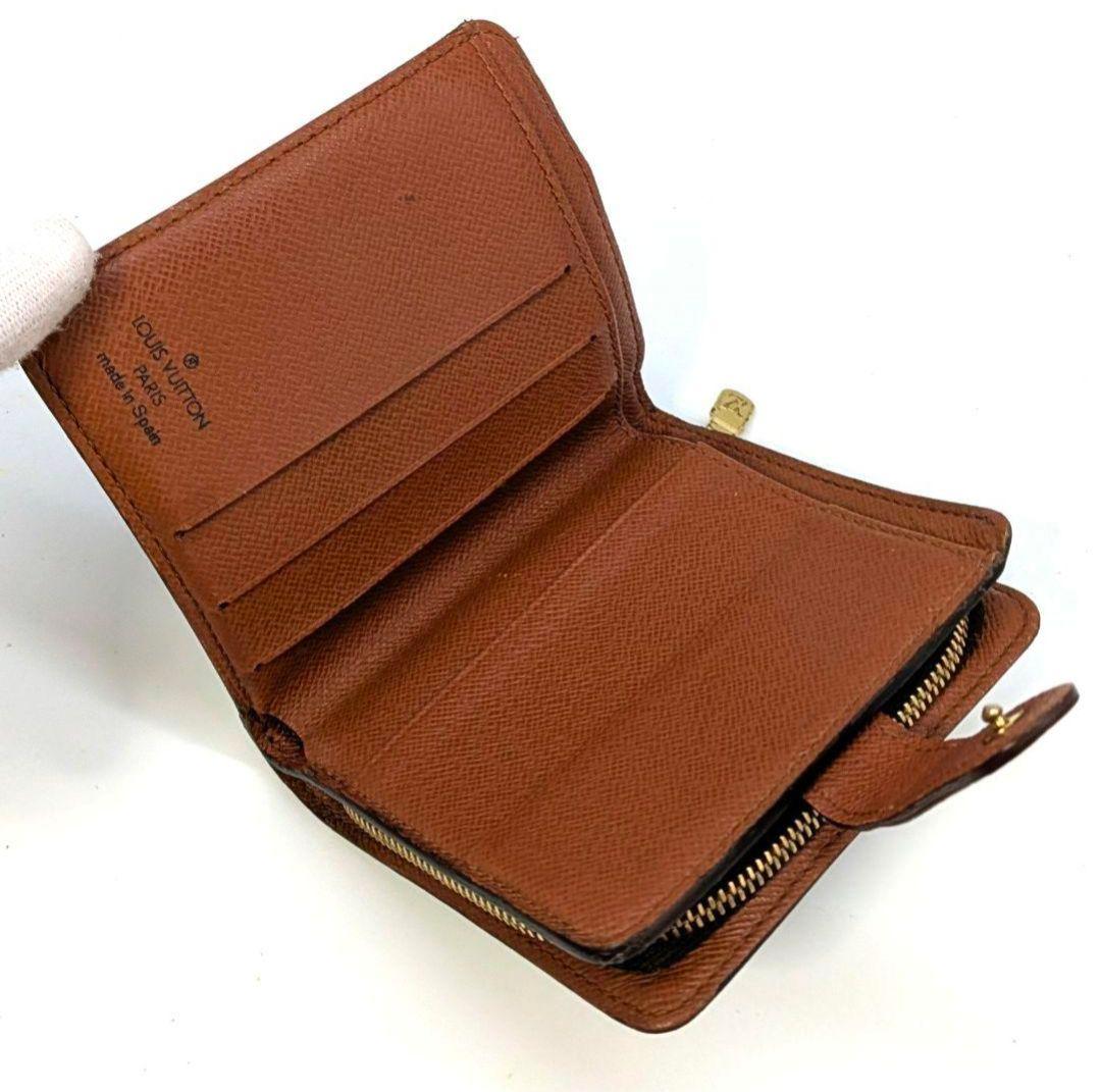 ルイヴィトン モノグラム コンパクトジップ 折り財布 B2