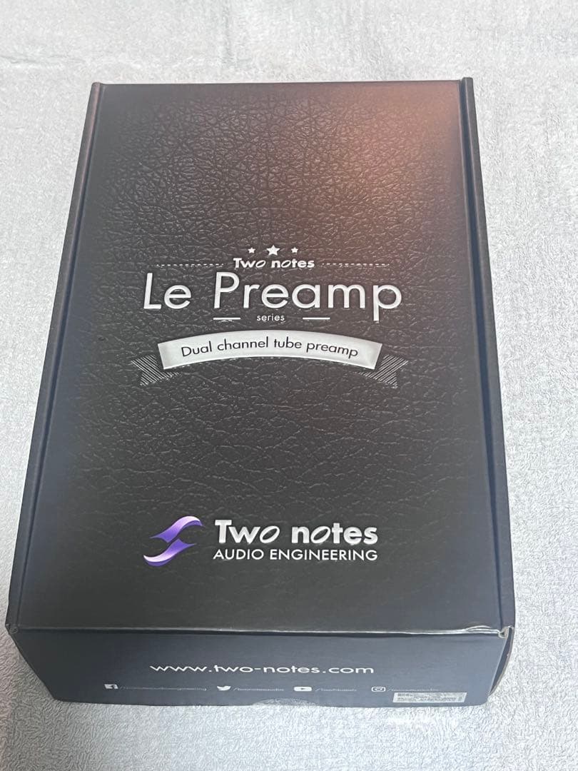 TWO NOTES Le Bass 2CH真空管ベース・プリアンプ
