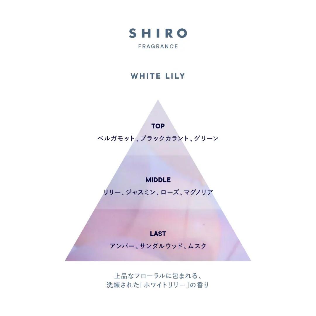 SHIRO ランドリーリキッド　ファブリックソフナー　ホワイトリリー