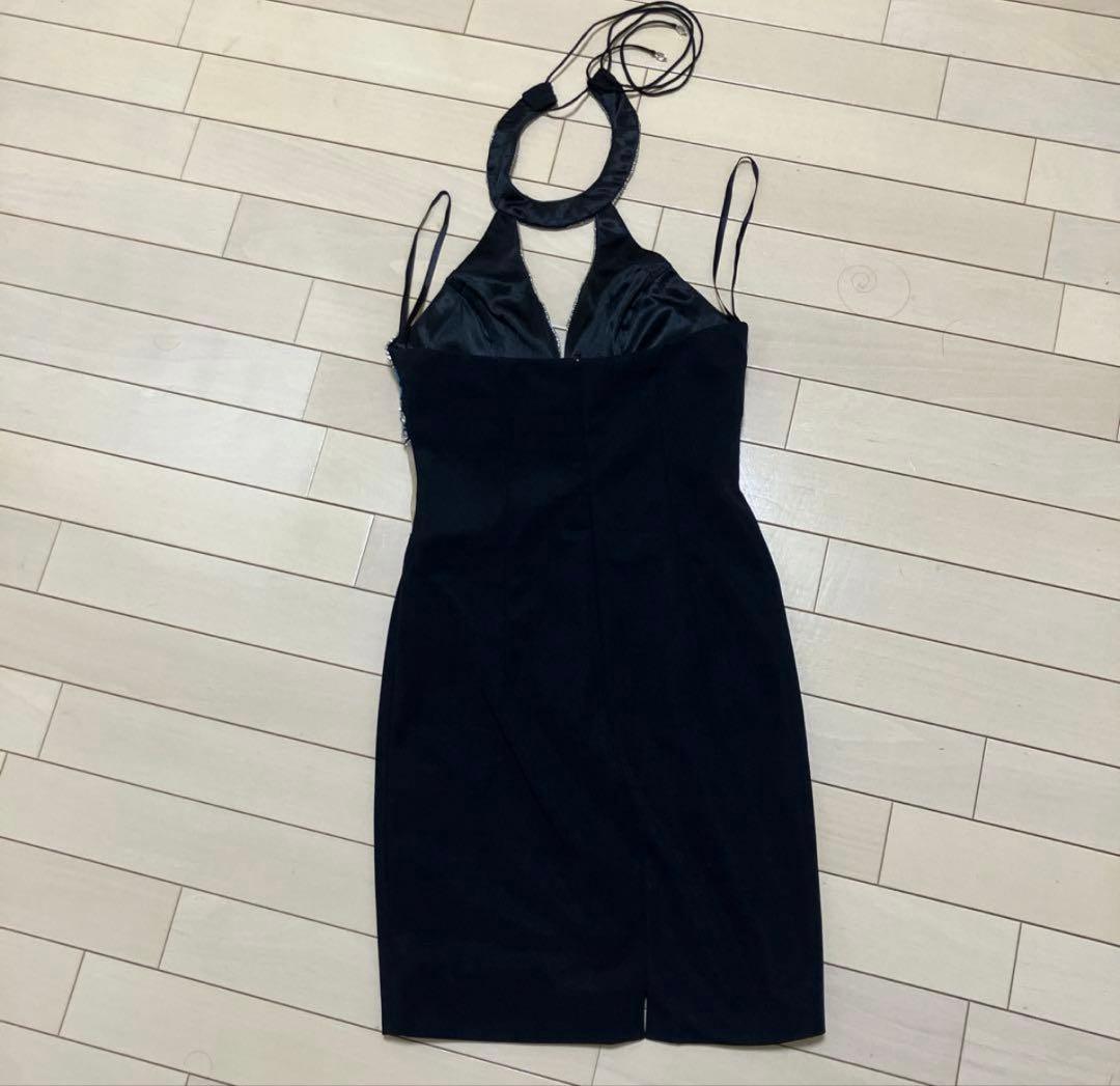 sugar ビーズ装飾 カットアウトナイトドレス