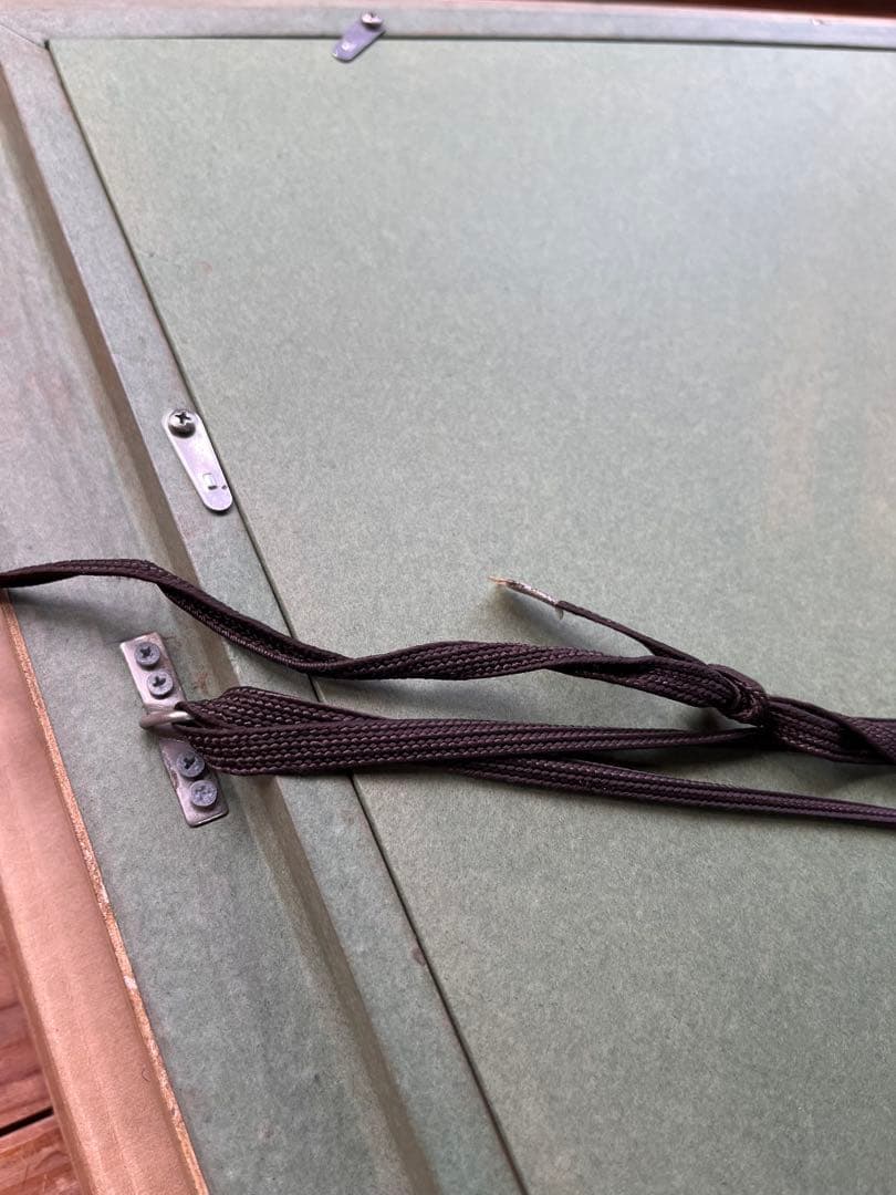 装飾的な油彩額縁 F8号サイズ　ゴールドとグレー