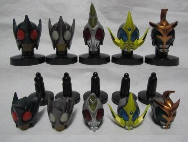 ライダーマスクコレクション◆ライダーマスコレ◆仮面ライダーカブト◆１７種◆未開封