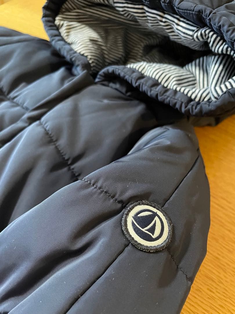 美品プチバトージャンプスーツ　カバーオール　ベビーアウター