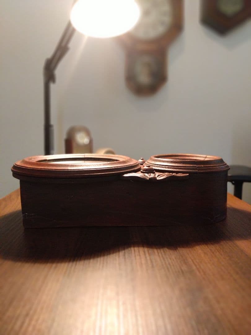 柱時計　ジャンク　姫だるま (リプロ)　アンティーク　ゼンマイ　昭和レトロ