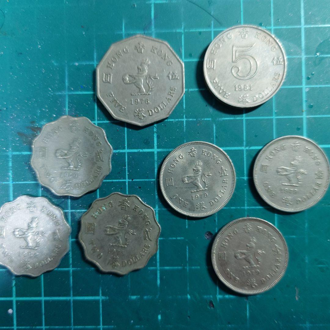香港ドル　アンティークセット