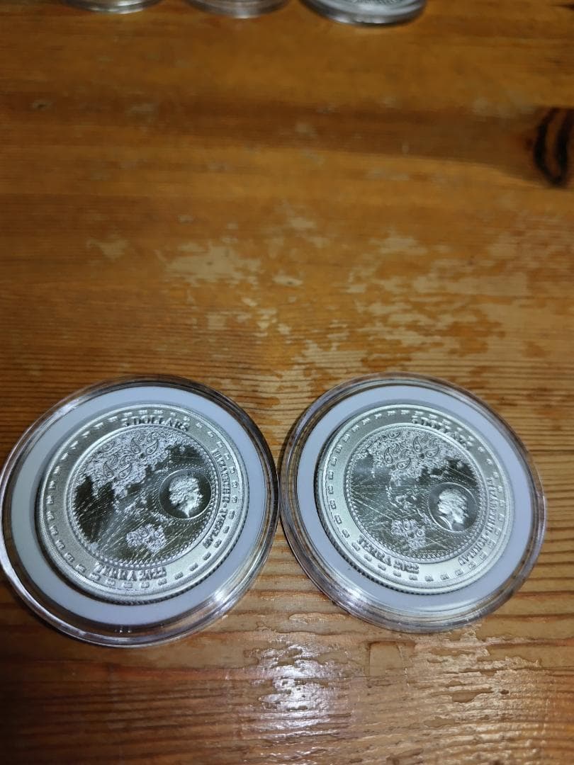 2022 トケラウ「地球・テラ」純銀 1オンス 銀貨 2枚