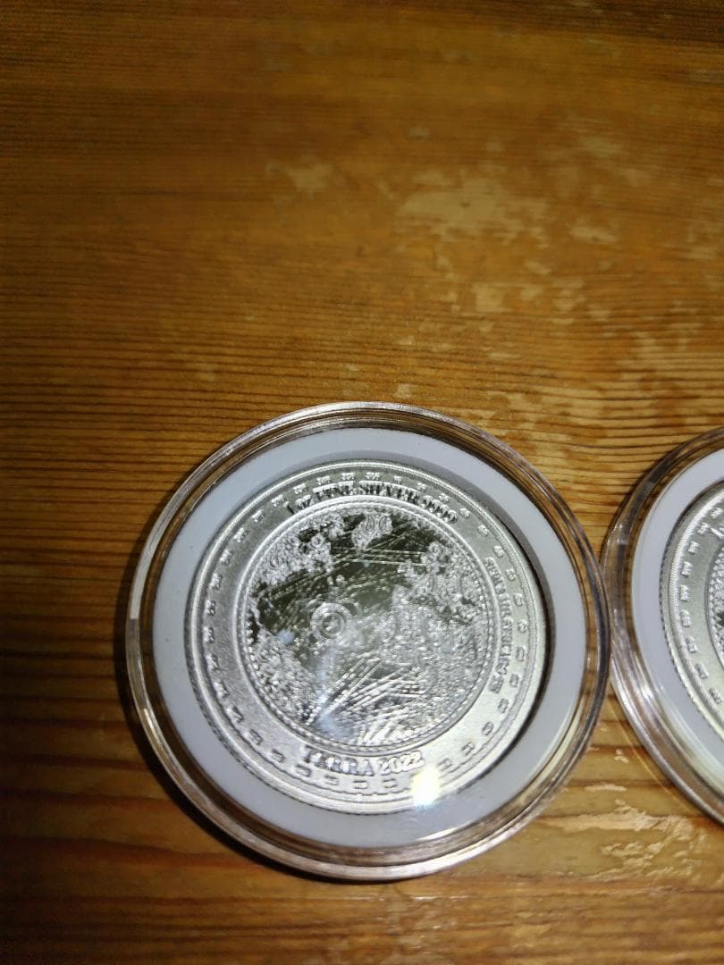 2022 トケラウ「地球・テラ」純銀 1オンス 銀貨 2枚