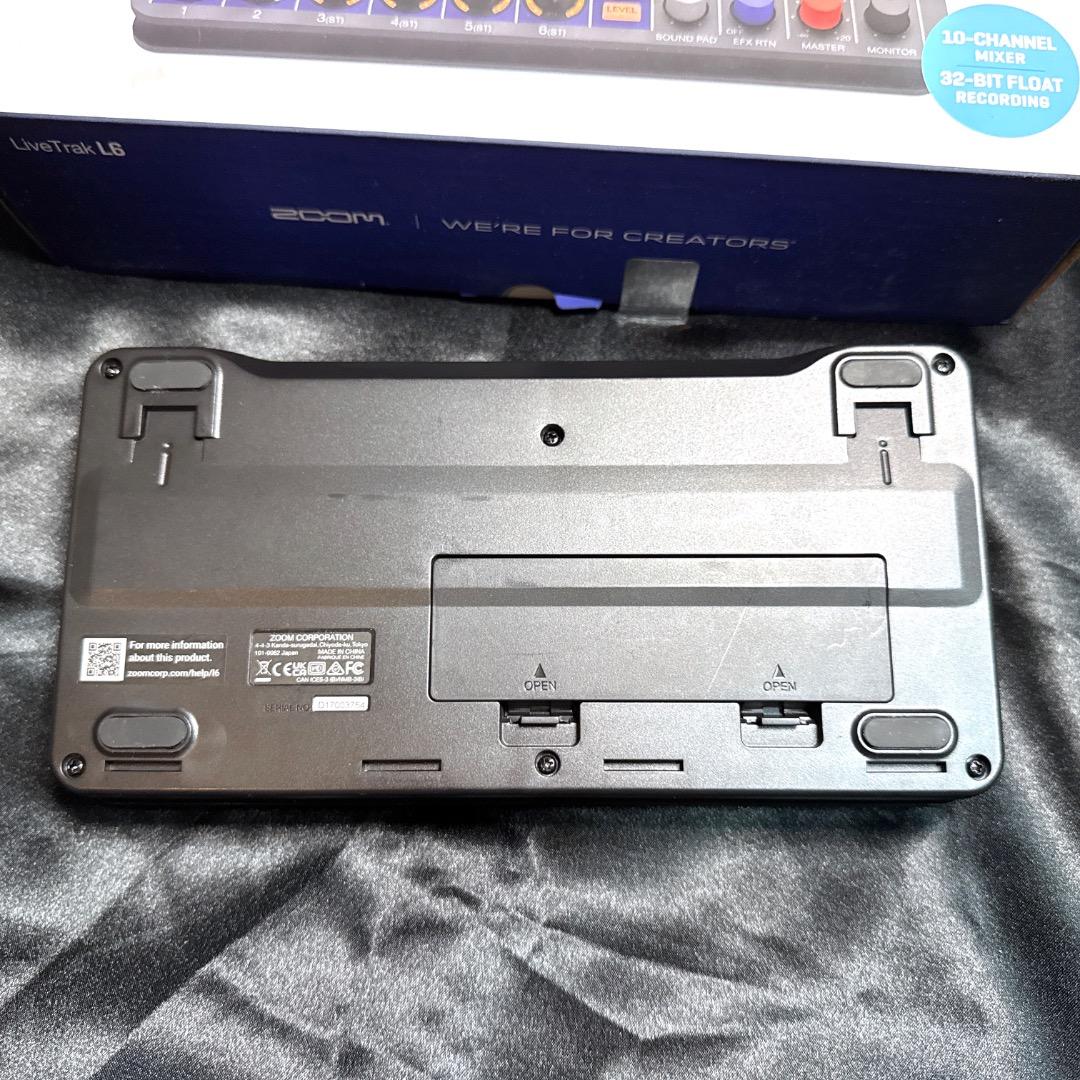 ZOOM LiveTrak L6 デジタルミキサー/オーディオインターフェイス