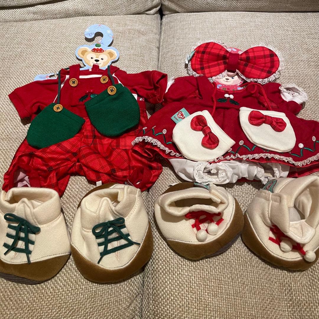 ぬいぐるみセット　ダッフィ　シェリーメイ　コスチューム付
