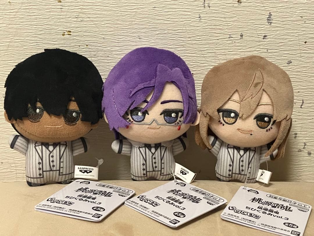 桃源暗鬼 ちびぐるみvol.3 桃角桜介 桃寺神門 桃華月詠 セット