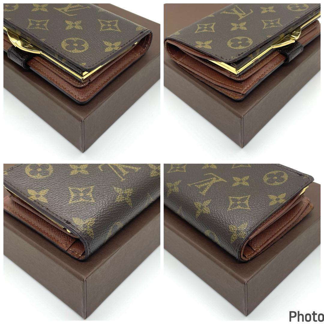 ルイヴィトン モノグラム 新型モデル ポルトモネヴィエノワ がま口財布