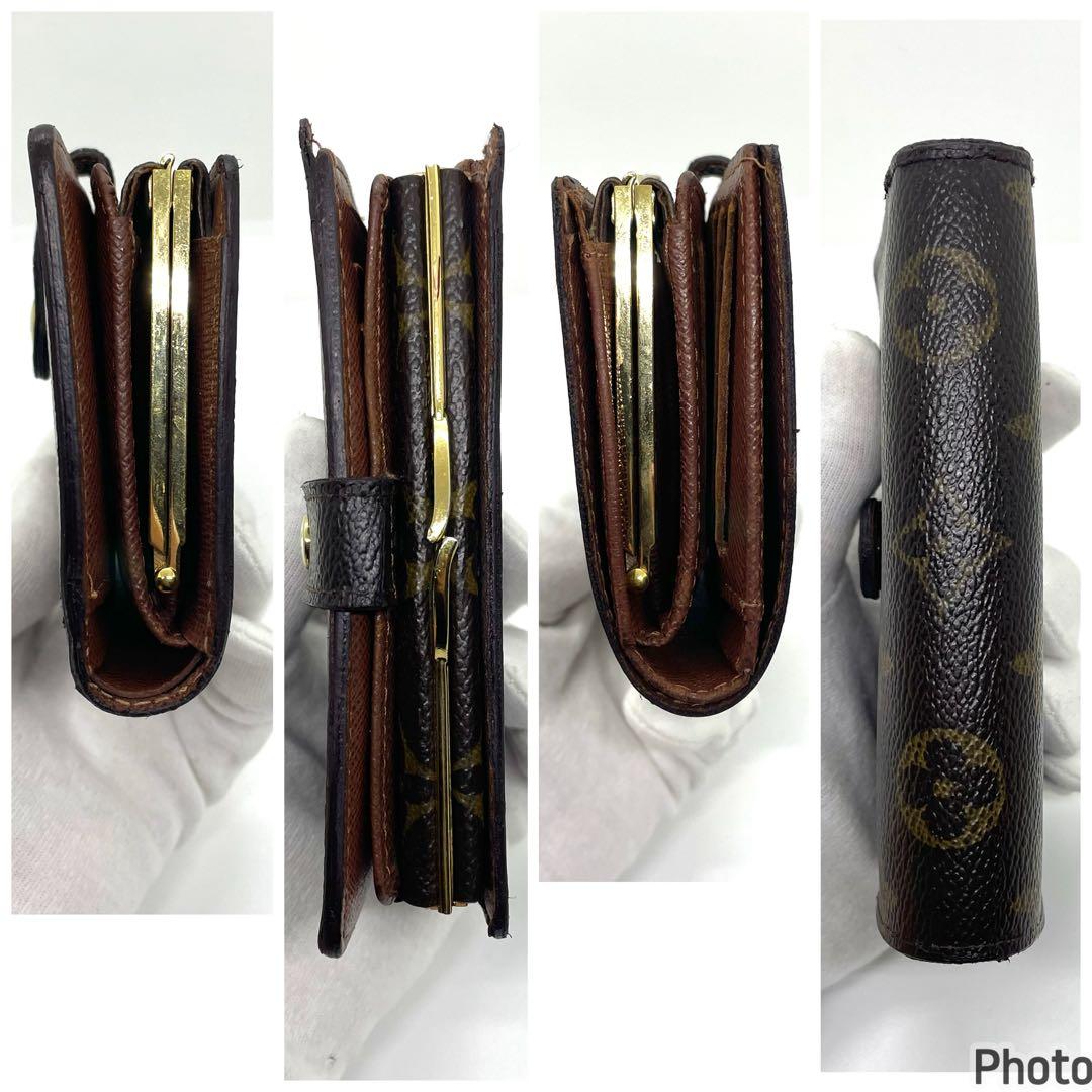 ルイヴィトン モノグラム 新型モデル ポルトモネヴィエノワ がま口財布