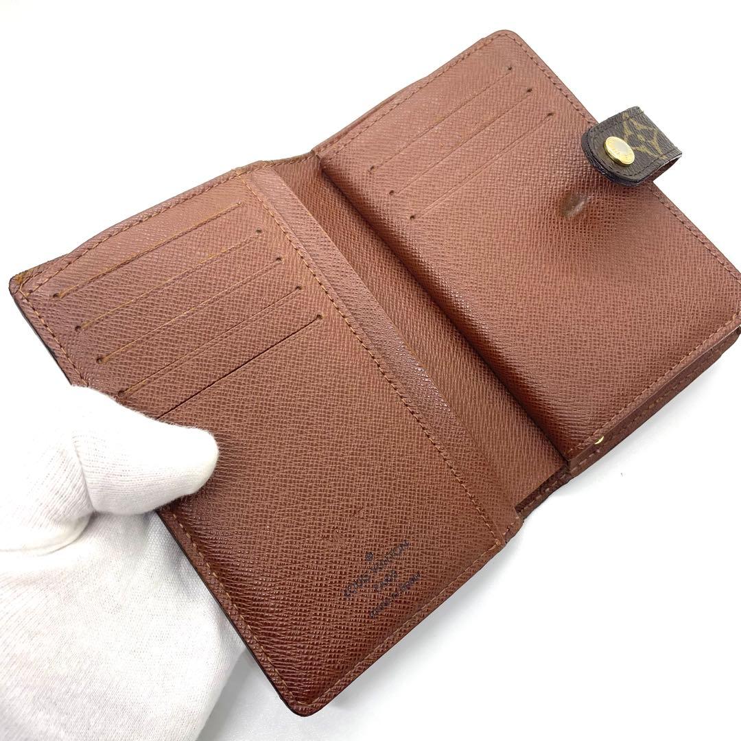 ルイヴィトン モノグラム 新型モデル ポルトモネヴィエノワ がま口財布