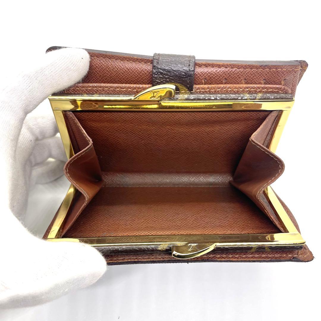 ルイヴィトン モノグラム 新型モデル ポルトモネヴィエノワ がま口財布