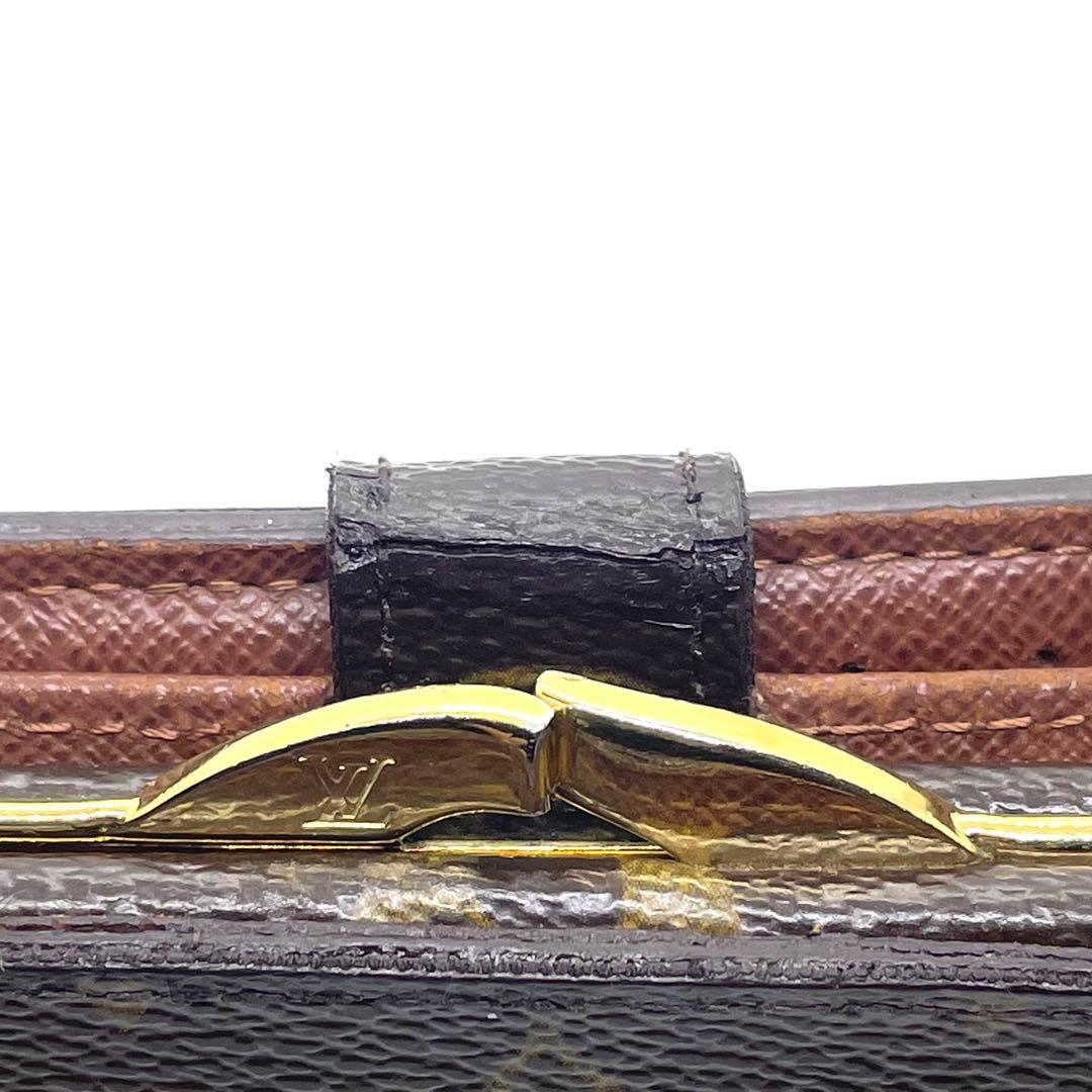 ルイヴィトン モノグラム 新型モデル ポルトモネヴィエノワ がま口財布