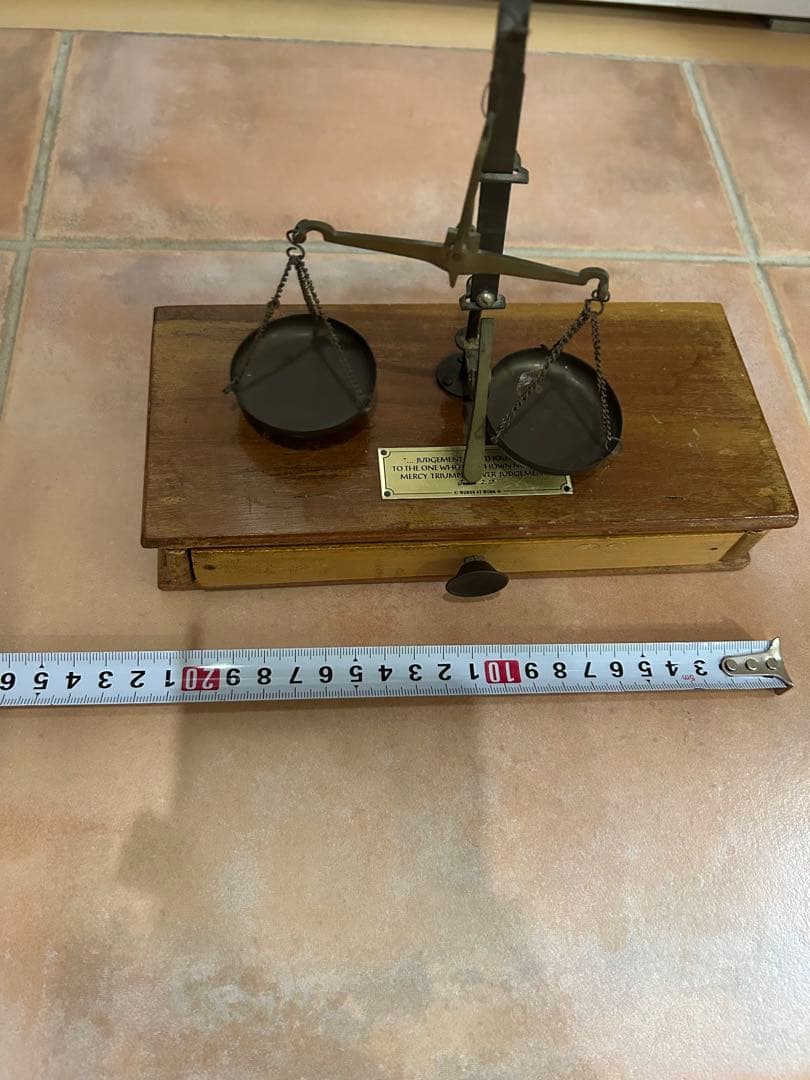 ビンテージ　アンティーク 秤 スケール ディスプレイ インテリア 店舗什器 真鍮