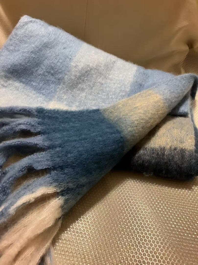 新品未使用　Acne Studios モヘアチェックスカーフ　マフラー