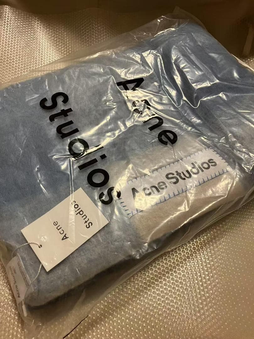 新品未使用　Acne Studios モヘアチェックスカーフ　マフラー