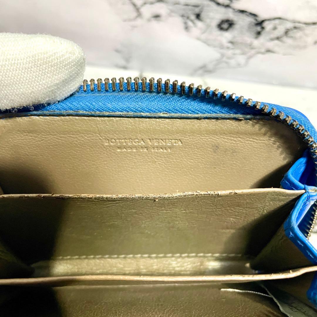 ボッテガヴェネタ　ケース　ブルー
